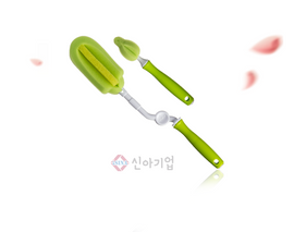[I-BYEOL Friends] Rotating Bottle Brush, Nipple Brush Set _ Baby bottle disinfection _ Made in KOREA